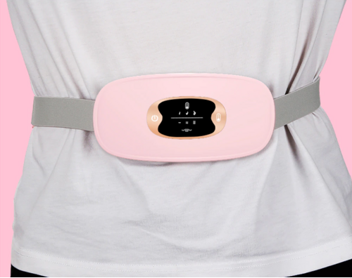 Ceinture Chauffante Électrique avec Vibration pour Soulager les Douleurs Menstruelles