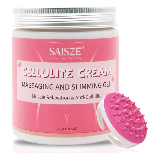 Crème Minceur Anti-Cellulite 250 ml avec Masseur et Applicateur