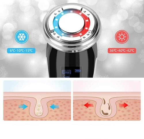 Masseur Facial à Ultrasons Anti-Rides et Anti-Âge