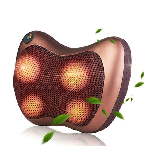 Coussin Masseur Portable 4 Têtes pour Nuque et Dos